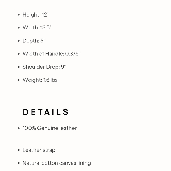 margot Tan Leather Tote Bag - Picture 5 of 16